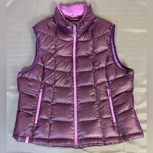 WindRiver Women’s 600 Fill Down Vest Purple Puffer 2XL Ripstop